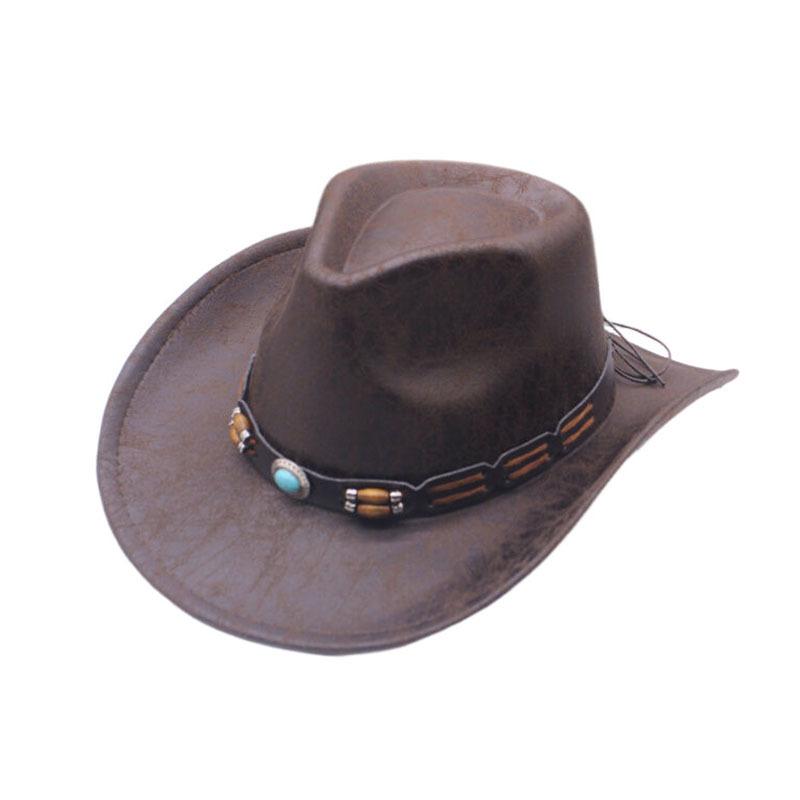 Western Cowboy Hat Men's and Women's European, American and British Retro Old Street Party Jazz Hat