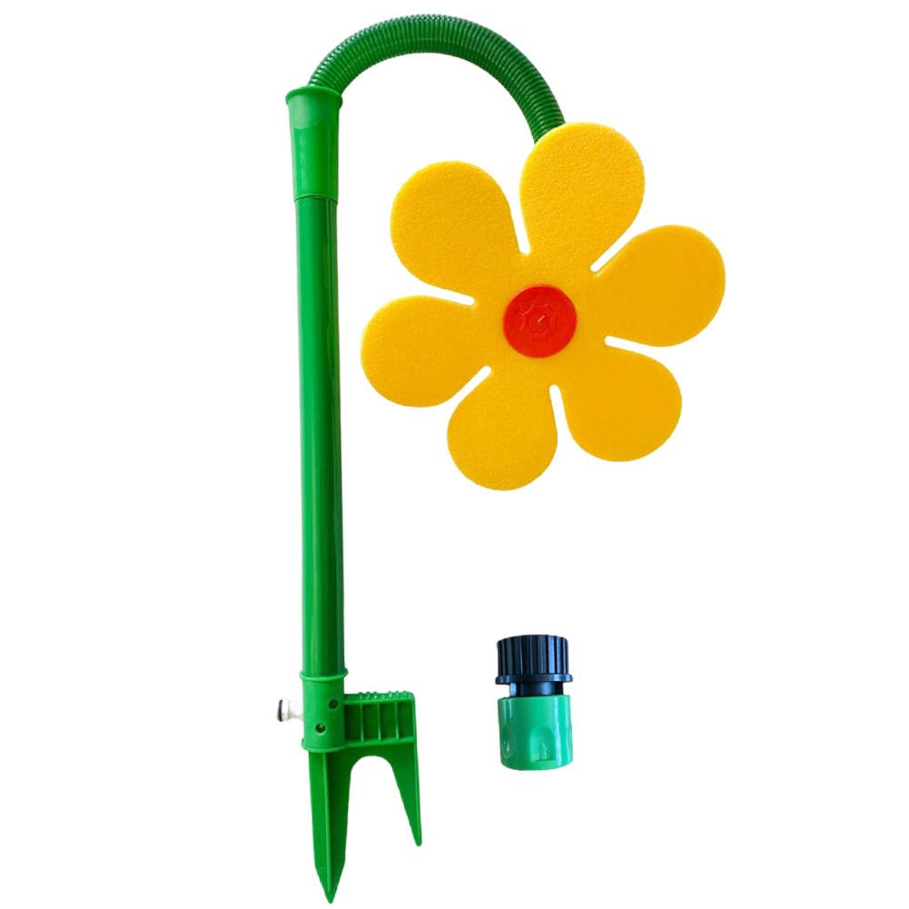 Daisy Lawn Sprinkler Rotating Flower Sprinkler Sun Flower Water Sprinkler for Yard Watering Dogs Kids Playing