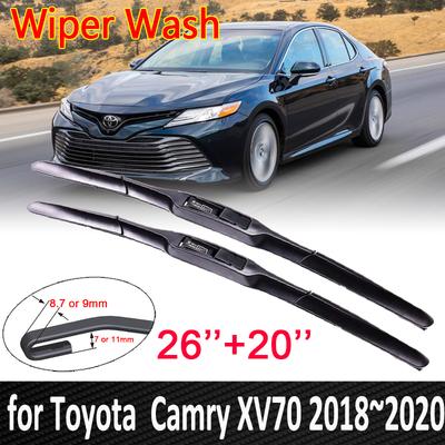 Car Wiper Blade for Toyota Camry 70 XV70 2018 XV 70 Front Windscreen Windshield Wipers Brushes Car Accessories Goods