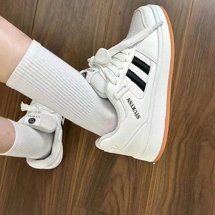 Original college style platform bread shoes women's ins country versatile sports and leisure board shoes autumn new models