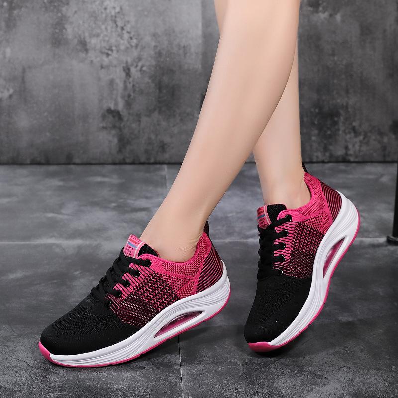 Women Sneakers Classic Mesh Breathable Casual Sports Shoes Comfort Platform Shoes Air Cushion Running Shoes Zapatillas De Mujer