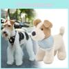 Plush Terrier Fox Toy Animal Dog Stuffed Doll Room Decoration Kids 18cm Gift