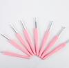 8pcs DIY Knitting Crochet Hooks - Aluminum, 2.5mm-6mm | Perfect for Weaving Beginners, Knit Crafting Supplies | Ergonomic Handle