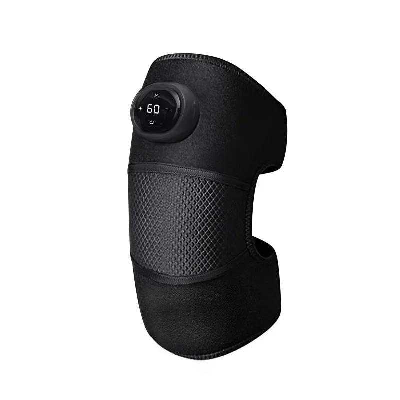 

Heating and Vibration Knee Massage Pad Knee Joint Massage Tool Intelligent Button Adjustable 5 Gear Led Display 360° All-Round