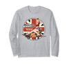 Hawker Hurricane RAF WWII Airplane Pinup Long Sleeve T-Shirt