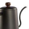 Coffee Pot with 600ml Stainless Steel Kettle Wooden Handle for Cafe Shop