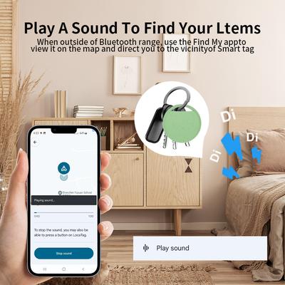 Umweltfreundliches intelligentes Haustier-Tag für Android-GerätFunktioniert mit der Google Find Hub App Hundeschlüsselanhänger Katzen-Tracker für Xiaomi Samsung OnePlus