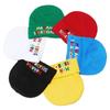 European and American winter Manana colorful letter knitted hat European and American wool hat men and women cold hat women