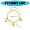 Stylish Ocean Themed Bracelet Pendant Bracelet Everyday Wear Bracelet Stainless Steel Texture for Daily and Party Wear