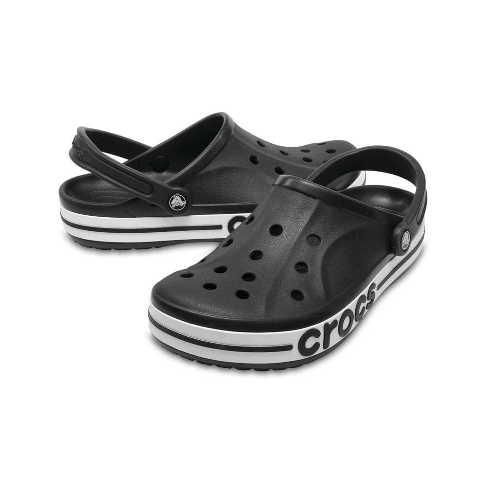 Crocs BAYABAND CLOG SVART/HVIT 27.0CM