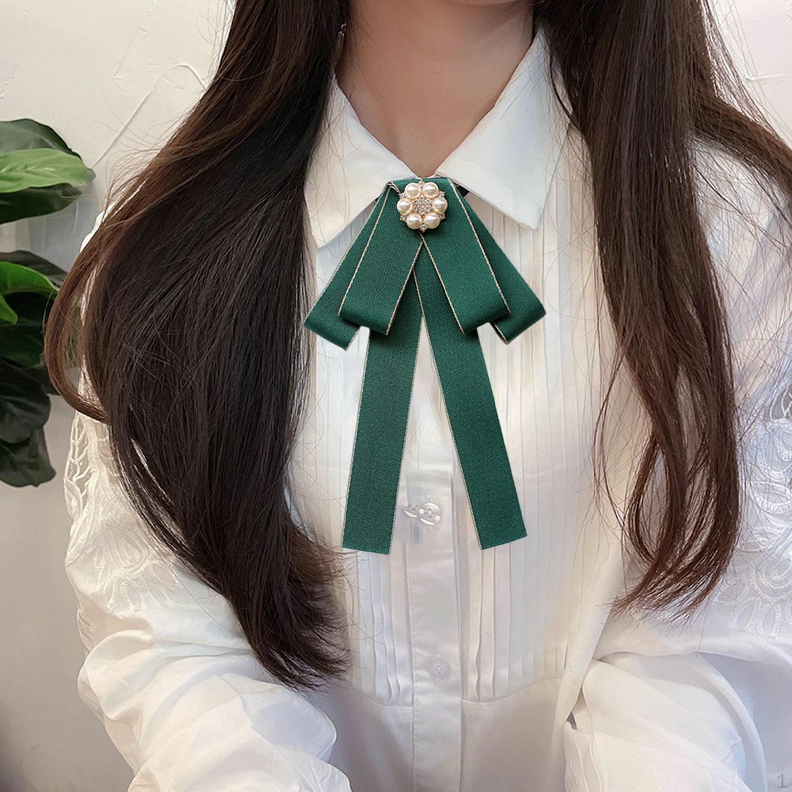 

Предварительно завязанный галстук-бабочка для женщин 7,4x4,3 дюйма Легкий аксессуар для платья Изящный Dark Green