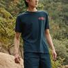 Timberland Outdoor Casual Breathable Short Sleeve Round Neck T-Shirt Men Tops Deep-Sapphire-Blue A5V87-433