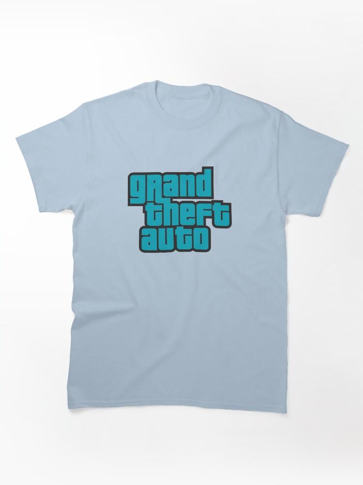 Grand Theft Auto GTA Grand Theft Auto Logo Cool Blue Classic T-Shirt