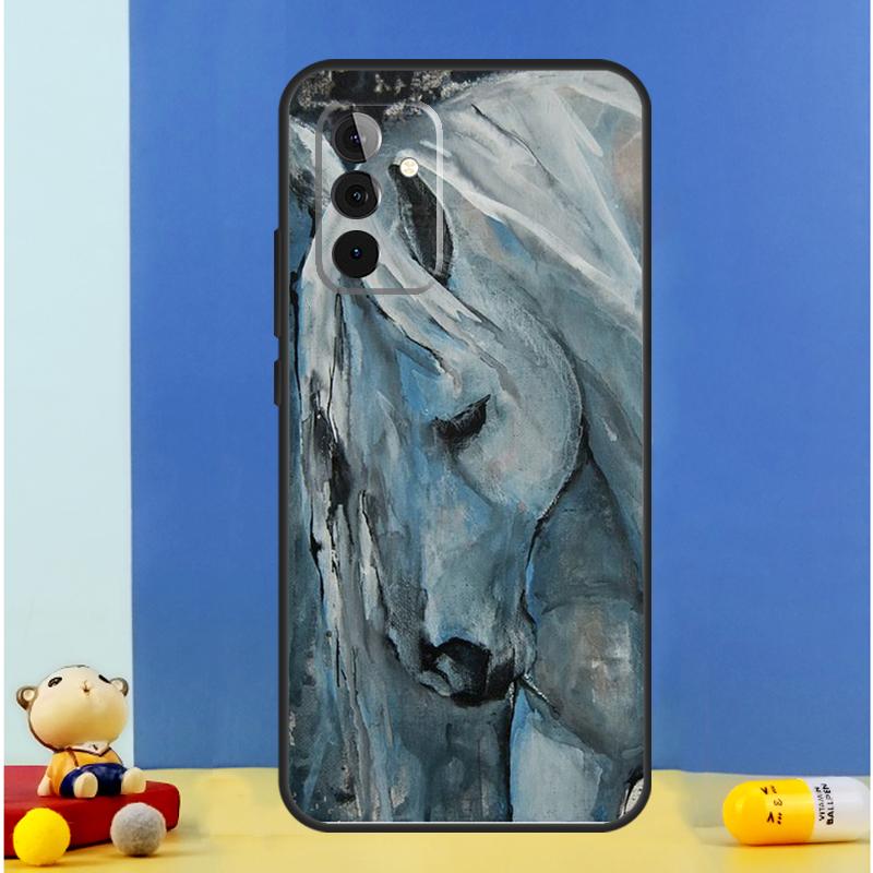 Horse Painted Art Case For Samsung Galaxy A06 A56 A16 A36 A55 A35 A33 A53 A13 A23 A17 A54 A34 A14 A52 A32 A15