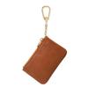 Women's Genuine Leather Coin Purse & Key Bag with Decorative Hanging Strap - Trendy Small Card Holder