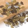 50pcs 18.5x10mm Alloy Leaf Charms Pendants Metal Hollow Tree Leaf Charms For Jewelry Making DIY Bracelets Necklace Accessories