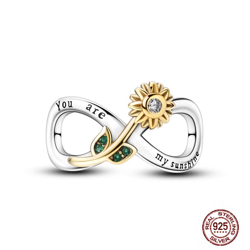 Christmas Charms Copper Fit Pendant Original Bracelets Santa Claus Snowflake Tree Gingerbread Man Beads Diy Jewelry