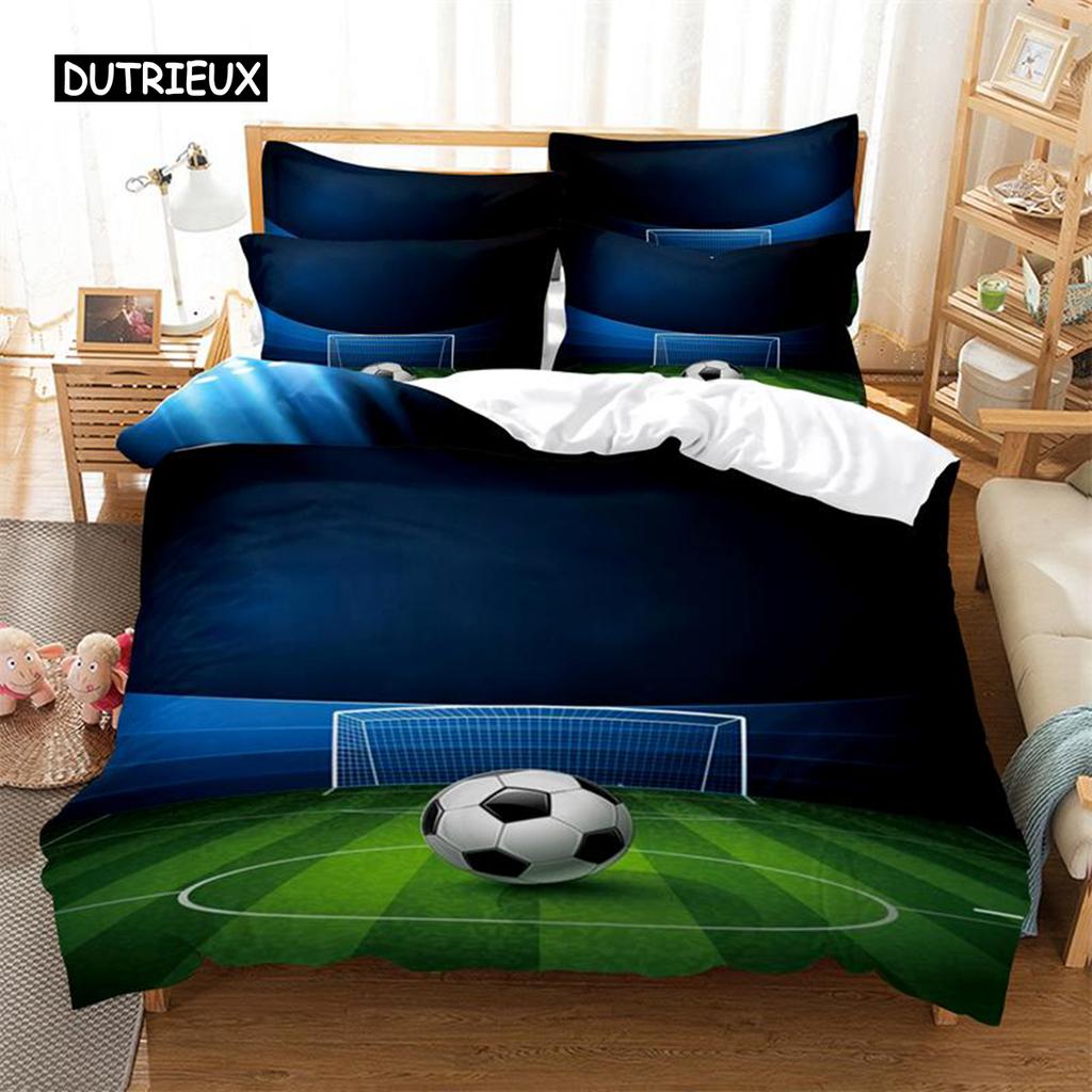 Athletic Sports Bedding Set Duvet Cover Set 3D Bedding Digital Printing Bed Linen Queen Size Bedding Set Fashion Design