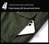 2026 Autumn/Winter Men's Hooded Thick Workwear Jacket, Plus Size, Velvet-Lined, Mid-Length Cotton.