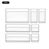 Acrylic Shelf Set with Cosmetic Organizer and Dorm Drawer Divider