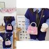 Charming Princess Pearl Handheld Bag With Lace For Girls Aged Three To Nine Years