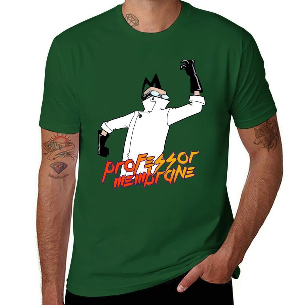 Professor Membrane T-Shirt Sports Fans Anime Clothes Cute Tops Short Sleeve Tee Heavy Weight T Shirts for Men