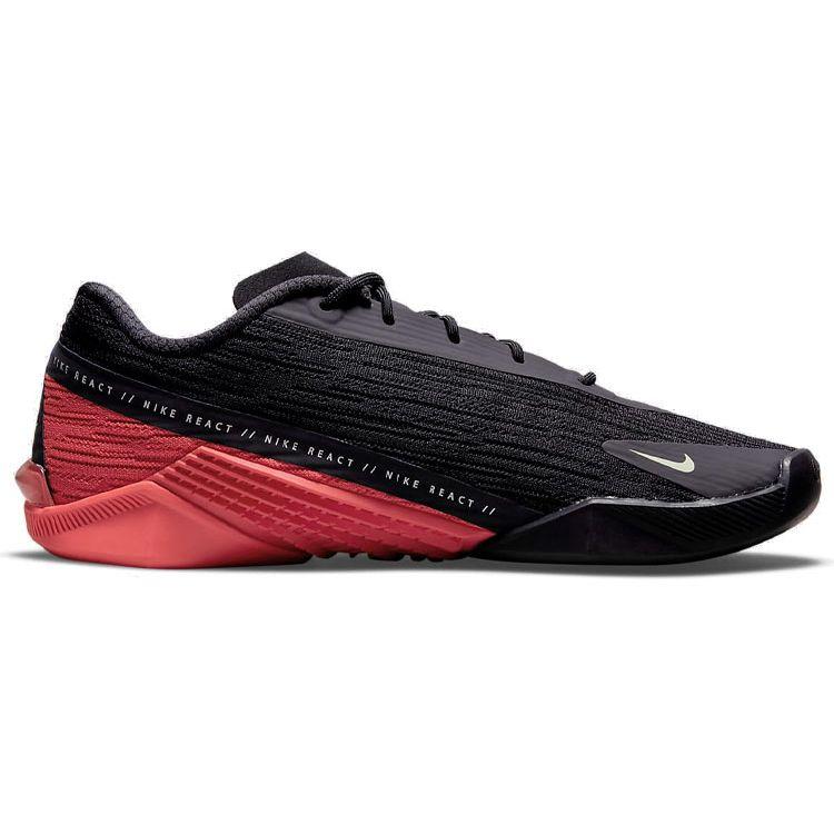 Nike React Metcon Turbo Breathable Shock Absorbing Non-Slip Low-Top Training Shoes Women Sneaker Black Red CT1249-558