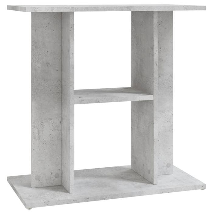 VidaXL Aquarium Stand Concrete Grey 60x30x60 Cm Engineered Wood 833571