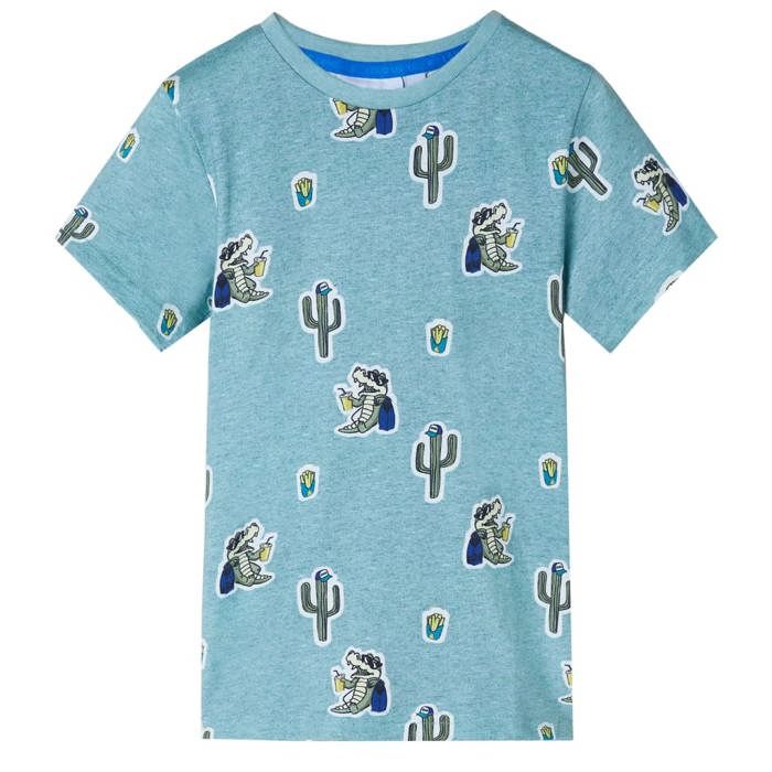 T-shirt pour enfants mélange vert clair 92/104/116/128/140