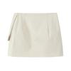 Fustă Scurtă cu Fundă cu Talie Înaltă pentru Femei Europene și Americane