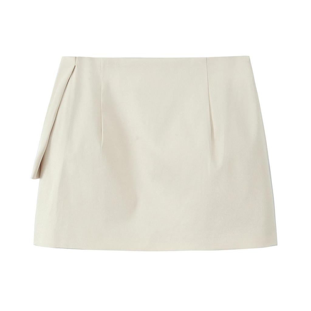 European and American Women's High Waist Bow Short Skirt