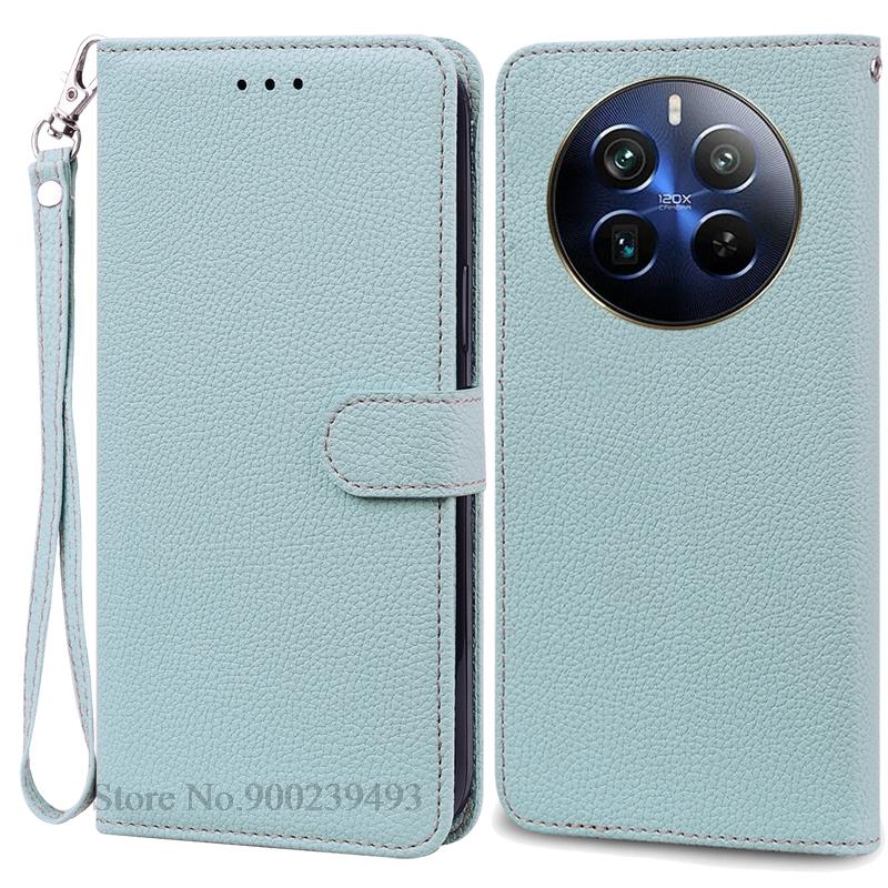For Realme 12 Pro Plus Case Leather Wallet Flip Cover Phone Case For Realme 12 Pro 5G Case Coque Fundas For Realme 12 Pro+ Cover