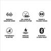 Marshall Wireless On-Ear Headphones Major V Midnight Blue Bluetooth 100H Qi Charging Call Function