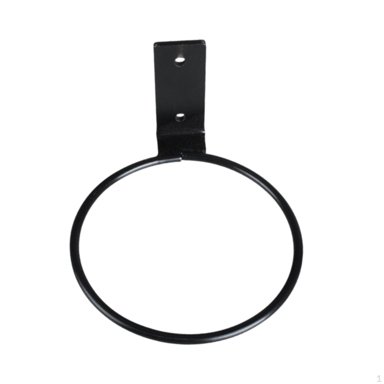 

Flower Holder Hanging Railing Planter Basket Metal Rack Wall Mounted Clothes for Home Inner Dia 12.7cm