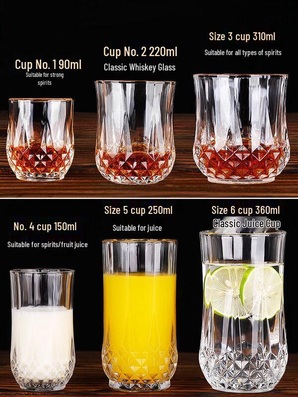 ZISIZ Průhledný skleněný pivní hrnek