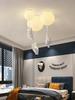 Modern Acrylic Spherical Cartoon Bear Resin Small Animal Bedroom Ceiling lamp Children's room Chandelier Corridor Ceiling Lamp