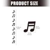 Recycled Paper Black Musical Notes Decorations for Party and Music Event Creating Festival Atmosphere Easy Installation
