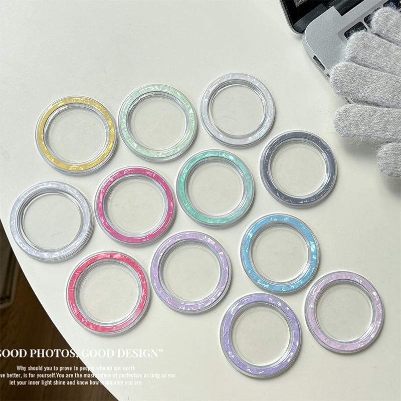 Wind Magnetic Desktop Phone Airbag Bracket Transparent Chassis Base Diy Accessories Simple Girl Decoration