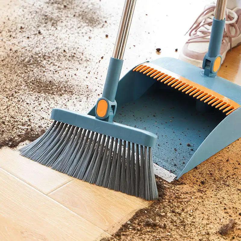 Two piece new broom set, dustpan combination, household sweeping broom, folding broom, wiper, dustpan, garbage shovel