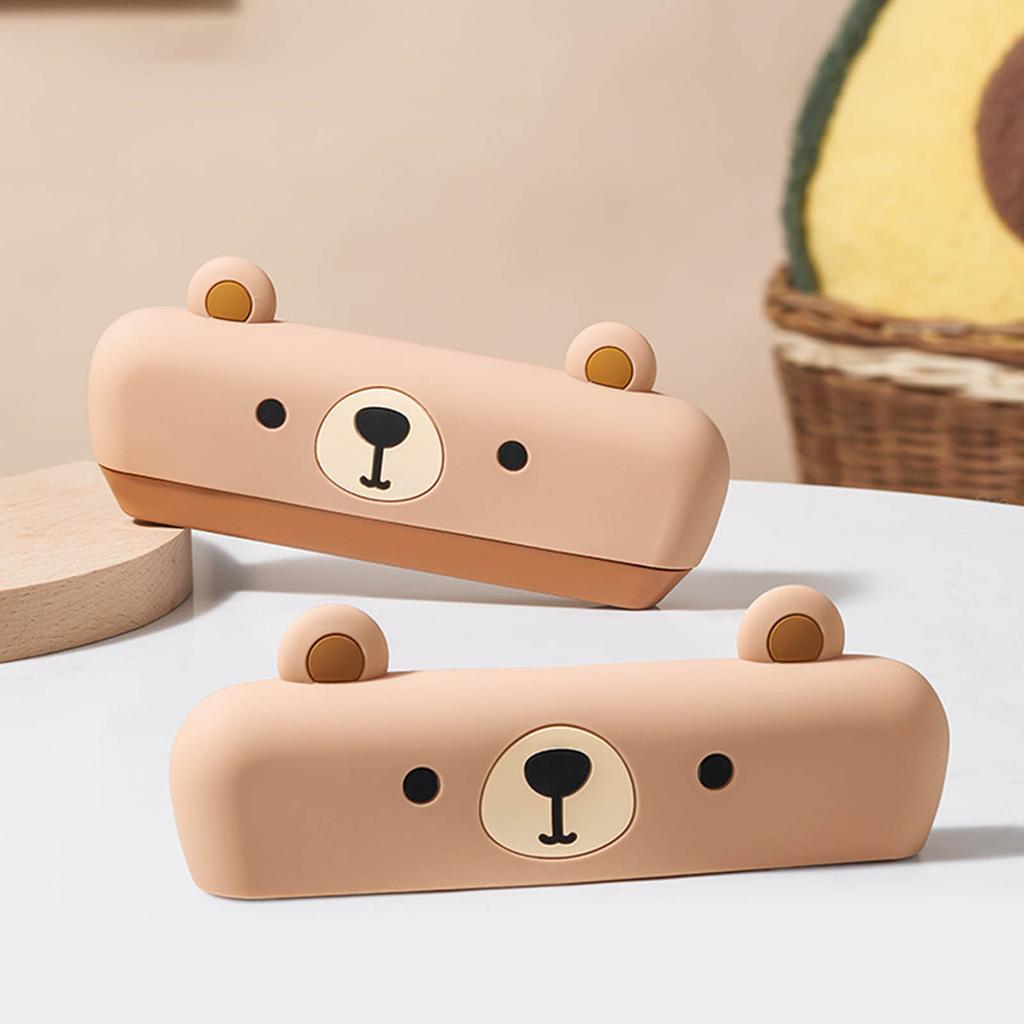Kids Harmonica 16 Holes Musical Instrument Beginner Mouth Organ Hard Shatter Resistance Toy Instrument Bear