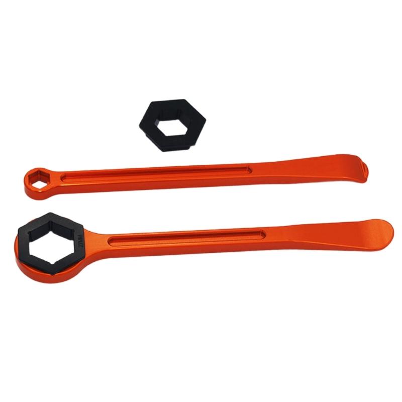 Aluminum Tire Lever Wrench Tool Set Motorcycle Tire Change Kit Motorbike Tyre Repair Tool Tire Removal Installation Tool
