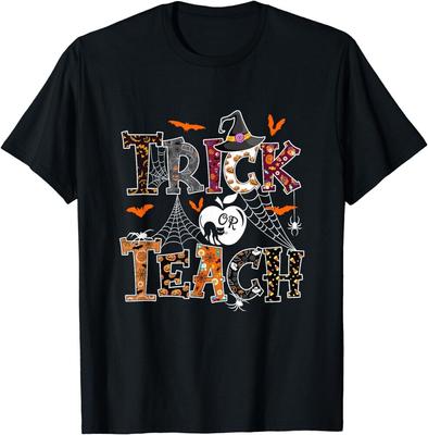 Fall Holiday Themed Thanksgiving Halloween Teacher Tee Unisex T-shirt