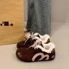 thick-soled velvet German training shoes autumn and winter niche board shoes super hot new sports and leisure two cotton shoes