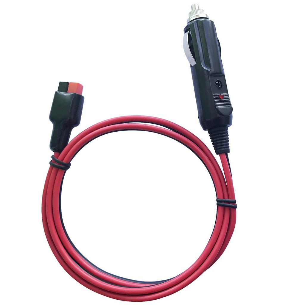 AYECEHI Car Cigarette Lighter Plug Built-in 15A Fuse 14AWG Extension Cable Adapter Compatible with Anderson Power Pole Connector 3.3ft/1m