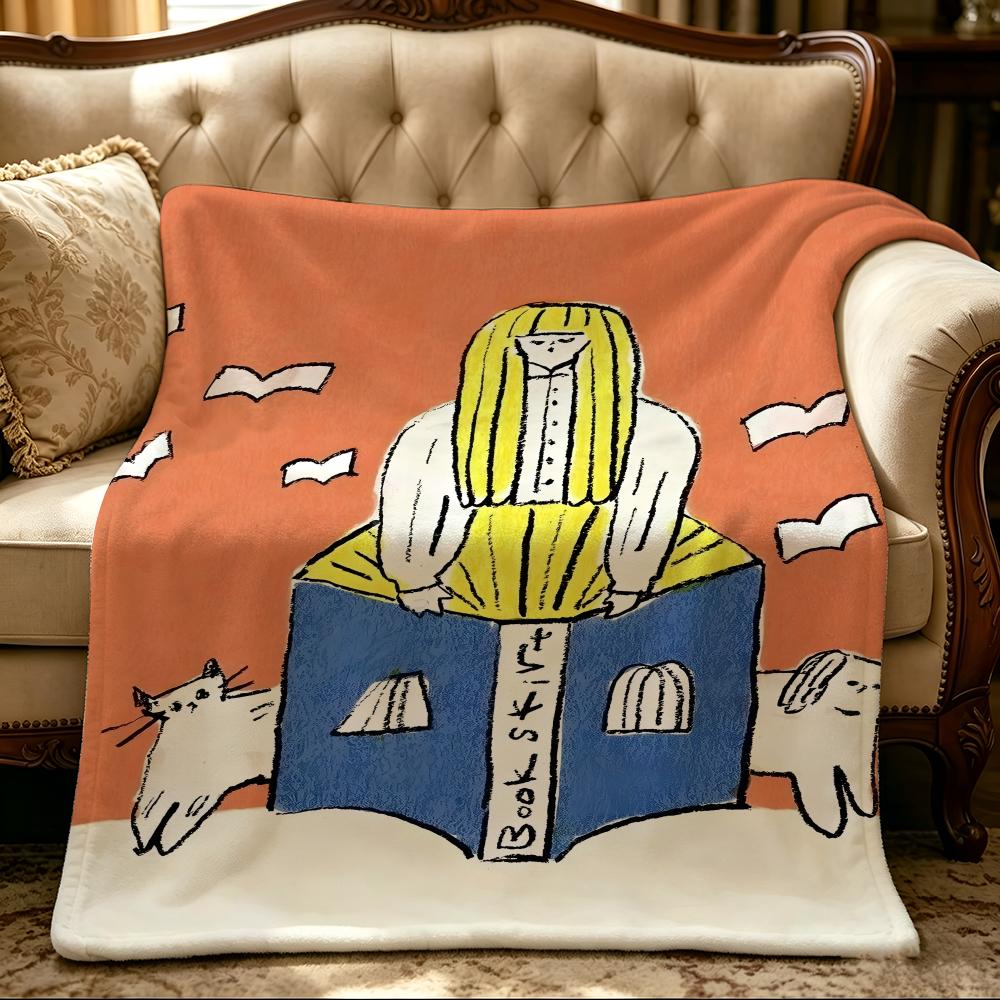 craft i-ico crafts-s Throw Thick Comfort Flannel Quilt, Multi-scene Use Indoor Outdoor Daily Nap