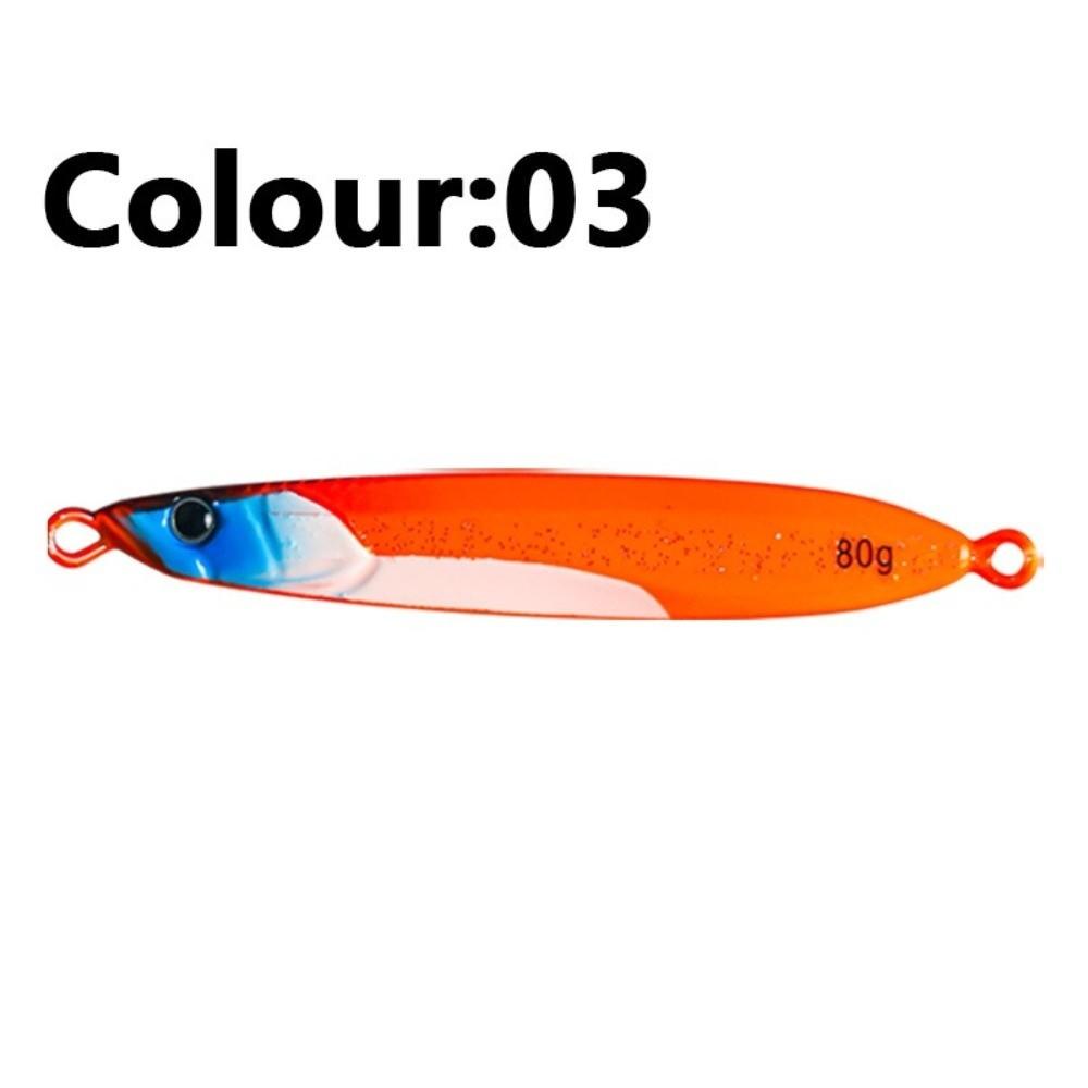 Luminous Finish Jigging Lure Laser Paper Coated Trolling Lure Slow Sinking Lure  Trolling Fishing