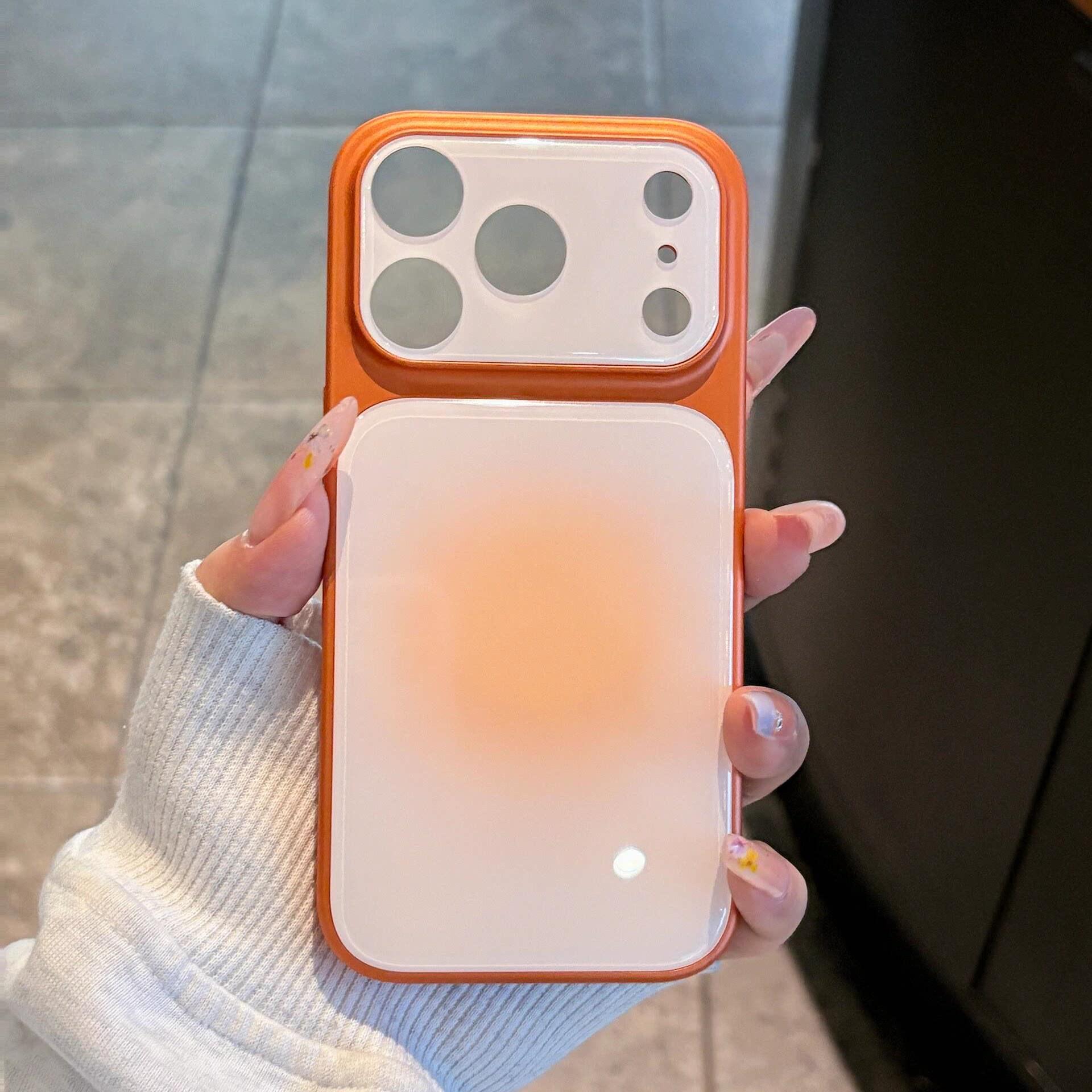 

Gradient Orange Drop-Proof Phone Case for Apple 13, 14 Pro, 15 Pro Max, 16 Pro, 17 Pro Max - High-End Protection 16 Pro