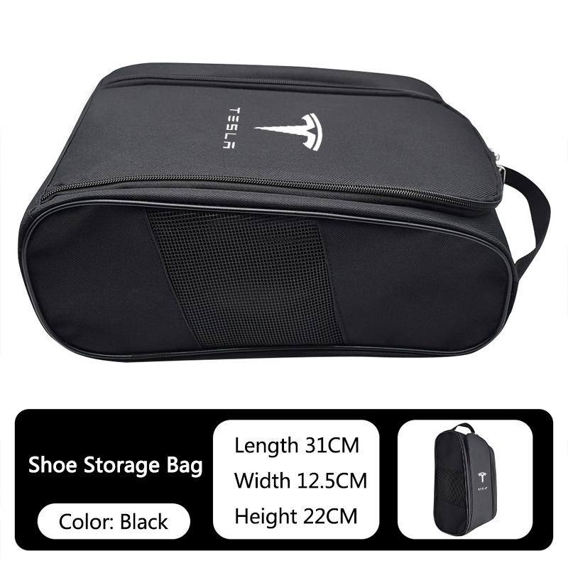 High Quality Large Capacity Shoe Storage Bag Car Logo Sneaker Box For Tesla Model 3 Model S Model X Model Y Cybertruck Roadster