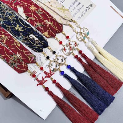Xia Gu & Dream Horse Face Skirt Tassel Headband: Hanfu-style Hair Tie & Ancient Costume Headwear