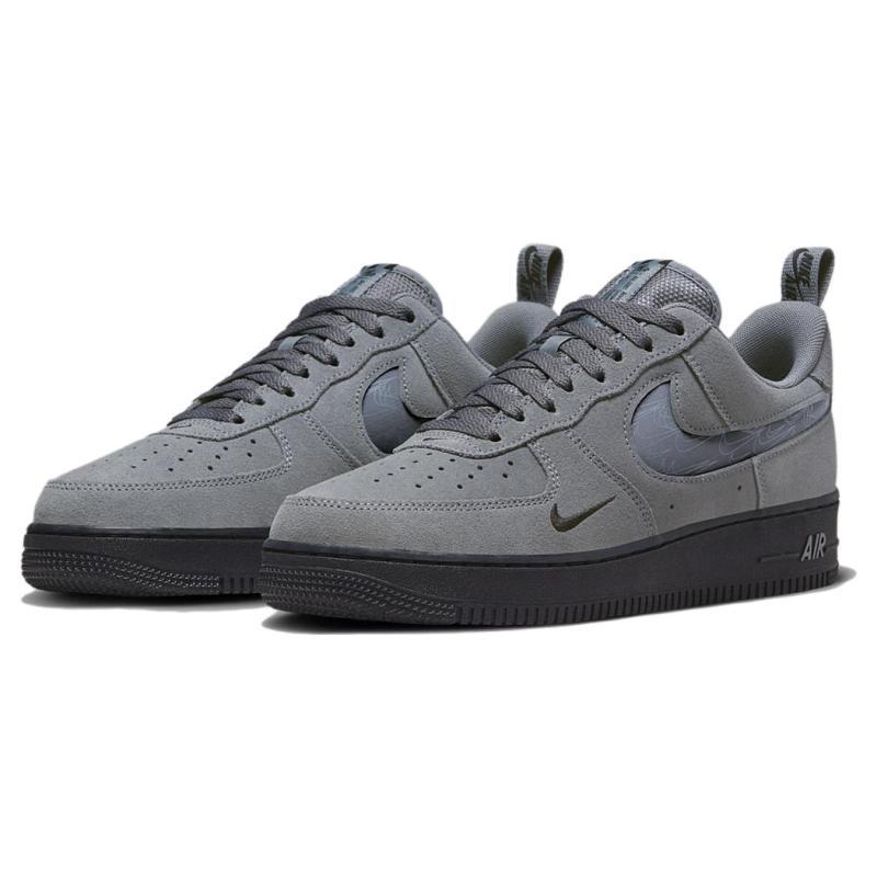 Nike Air Force 1 Low '07 LV8 Reflective Swoosh Cool Grey Sneakers DZ4514-002